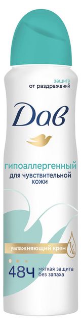Изображение товара Дезодорант-антиперспирант спрей «Дав» Бережная забота, 150 мл