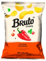 Изображение товара Чипсы картофельные Bruto NPC острая паприка, 60 г