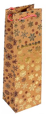Изображение товара Пакет подарочный GrandGift крафт, 10х33х9см в ассортименте