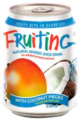 Изображение товара Напиток сокосодержащий Fruiting из сока манго с кусочками кокоса, 238 мл