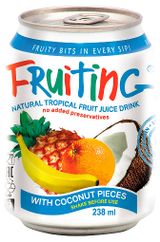 Изображение товара Напиток сокосодержащий Fruiting из сока тропических фруктов, 238 мл