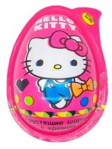 Изображение товара Шарики хрустящие Hello Kitty с кремом и игрушкой, 15 г