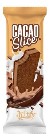 Изображение товара Пирожное бисквитное Milino Slice Cacao с какао и молочным кремом Австрия охлажденное, 26 г