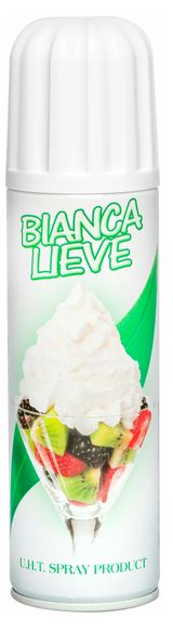 Изображение товара Крем взбитый на растительном масле Bianca Lieve Spray баллон Италия, 250 г