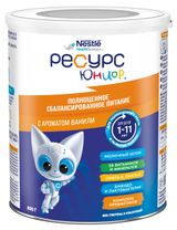 Изображение товара Смесь сухая для детского питания Nestle Ресурс Юниор Сбалансированная с ароматом ванили от 1 до 11 лет, 800 г