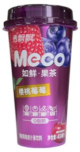 Изображение товара Чай фруктовый Мeco со вкусом вишни, черники и клубники, 400 мл