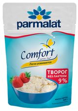 Изображение товара Творог рассыпчатый Parmalat Comfort безлактозный 9% БЗМЖ, 260 г