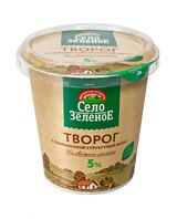 Изображение товара Творог зерненый «Село Зеленое» 5% БЗМЖ, 220 г