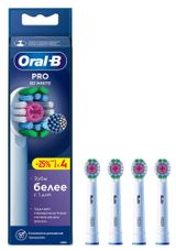 Изображение товара Сменные насадки Oral-B 3D White, 4 шт