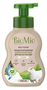 Изображение товара Пена для мытья посуды BioMio без запаха, 350 мл