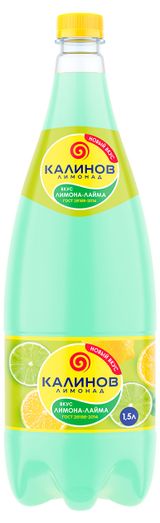 Изображение товара Напиток газированный «Калинов Лимонад» Лимон-Лайм, 1,5 л