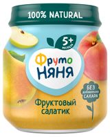 Изображение товара Пюре «ФрутоНяня» Фруктовый салатик с 5 мес., 100 г