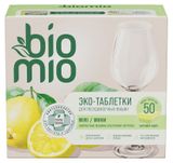 Изображение товара Таблетки для посудомоечных машин BioMio бергамот 10г, 50 шт