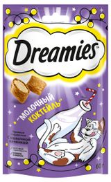 Изображение товара Лакомство для кошек Dreamies Молочный коктейль, 60 г