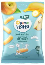 Изображение товара Палочки кукурузные «ФрутоНяня» яблоко банан с 12 мес., 20 г