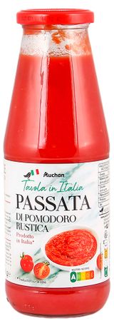 Изображение товара Томаты протертые АШАН Красная птица Passata Италия, 680 г