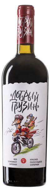 Изображение товара Вино «Добрый Грузин» красное полусладкое Россия, 0,7 л