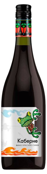 Изображение товара Вино Фауна красное сухое Россия, 0,75 л