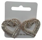 Изображение товара Серьги Golden Tree Сердце со стразами, 1 пара