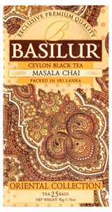 Изображение товара Чай черный Basilur Масала Шри-Ланка, 25 пакетиков