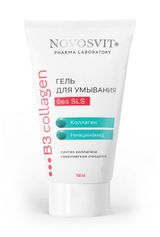 Изображение товара Гель для умывания Novosvit Сверхмягкое очищение Синтез коллагена, 150 мл