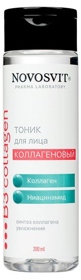 Изображение товара Тоник для лица Novosvit коллагеновый увлажняющий, 200 мл