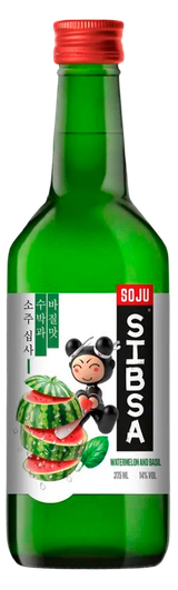Изображение товара Соджу Sibsa Арбуз базилик 14%, 375 мл