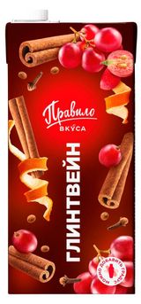 Изображение товара Напиток сокосодержащий «Правило вкуса» глинтвейн, 0,95 л