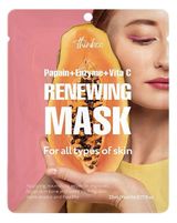 Изображение товара Маска тканевая Thinkco Papain+Enzyme+Vita C, 23 мл