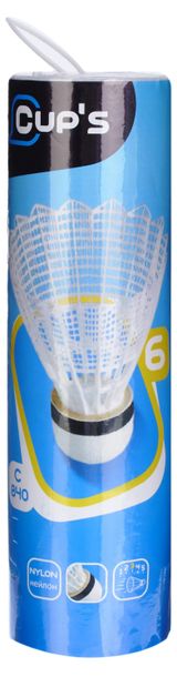 Изображение товара Набор воланов Cup's для бадминтона, 6 шт