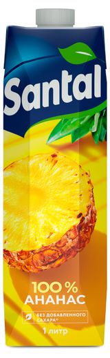 Изображение товара Сок ананасовый Santal, 1 л