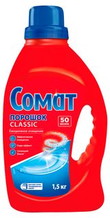 Изображение товара Порошок для посудомоечной машины «Сомат» Classic, 1,5 кг (50 моек)