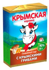 Изображение товара Сыр плавленый «Крымская Коровка» с грибами 40% БЗМЖ, 90 г