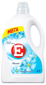 Изображение товара Кондиционер ополаскиватель для белья «Е» Свежий, 4 л