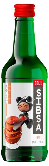 Изображение товара Соджу Sibsa Персик Россия, 375 мл