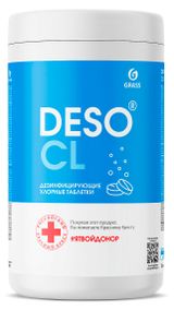 Изображение товара Средство дезинфицирующее Grass Deso CL Таблетки хлорные 300 таблеток, 1 кг