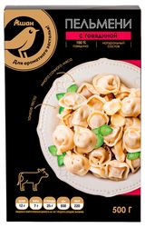 Изображение товара Пельмени АШАН Золотая птица из говядины категории А, 500 г