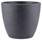 Изображение товара Горшок керамический Garden Star графит, 21 см