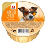 Изображение товара Влажный корм для собак «Зоогурман» Мясное суфле с телятиной, 100 г