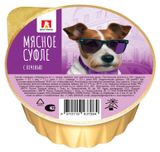 Изображение товара Влажный корм для собак «Зоогурман» Мясное суфле с печенью, 100 г