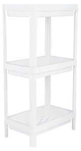 Изображение товара Этажерка «Полимербыт» Kleo 3-х секционная белая, 365х230х700 мм