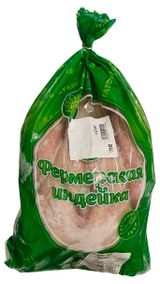 Изображение товара Индейка фермерская тушка 1 сорт потрошеная халяль ГОСТ замороженная, ~ 4,5 кг