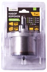 Изображение товара Набор коронок по дереву Ultima 26-63мм/40мм, 7 шт