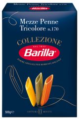Изображение товара Макаронные изделия Barilla Мецце Пенне Триколоре из твердых сортов пшеницы Италия, 500 г