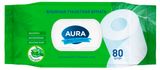 Изображение товара Влажная туалетная бумага Aura Ultra Comfort увлажнение и нежный уход, 80 шт в ассортименте