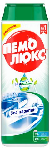 Изображение товара Чистящее средство для кухни и ванной комнаты Пемолюкс Про Нейчер, 480 г