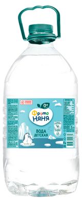 Изображение товара Вода питьевая детская «ФрутоНяня» с рождения, 5 л
