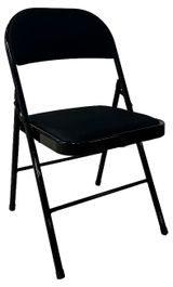 Изображение товара Стул складной  черный, 46х46х75 см