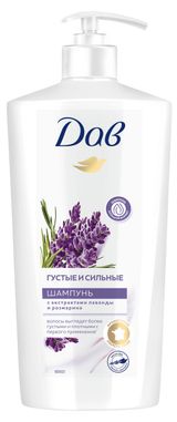 Изображение товара Шампунь для волос «Дав» с маслом лаванды и экстрактом розмарина, 630 мл