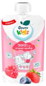Изображение товара Творог детский «ФрутоKids» ягодный пломбир с 6 мес., 90 г